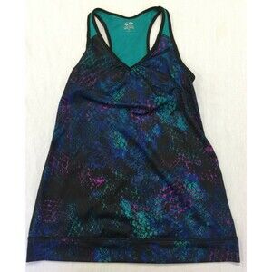 CHAMPION WOMENS ATHLETIC TANK TOP WITH BUILT BRA SIZE M